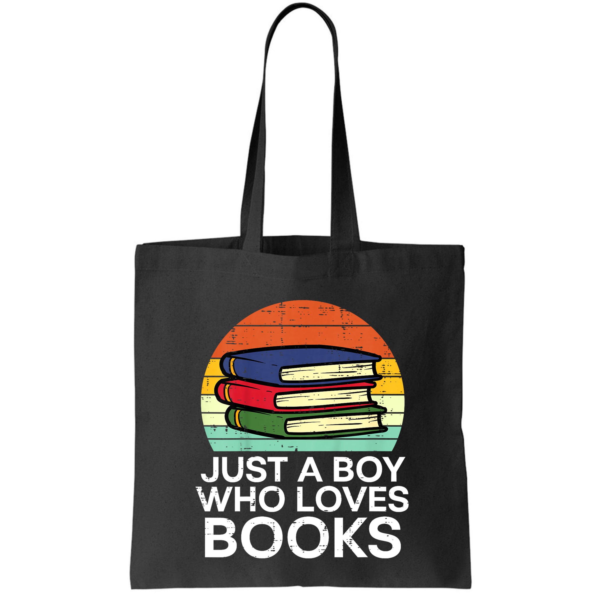 Just A Boy Who Loves Books Read Reading Librarian Bag