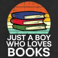 Just A Boy Who Loves Books Read Reading Librarian 25L Jumbo Tote