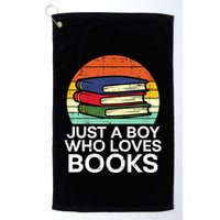Just A Boy Who Loves Books Read Reading Librarian Golf Towel