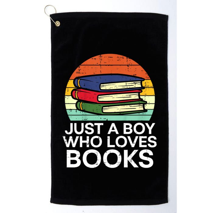 Just A Boy Who Loves Books Read Reading Librarian Golf Towel