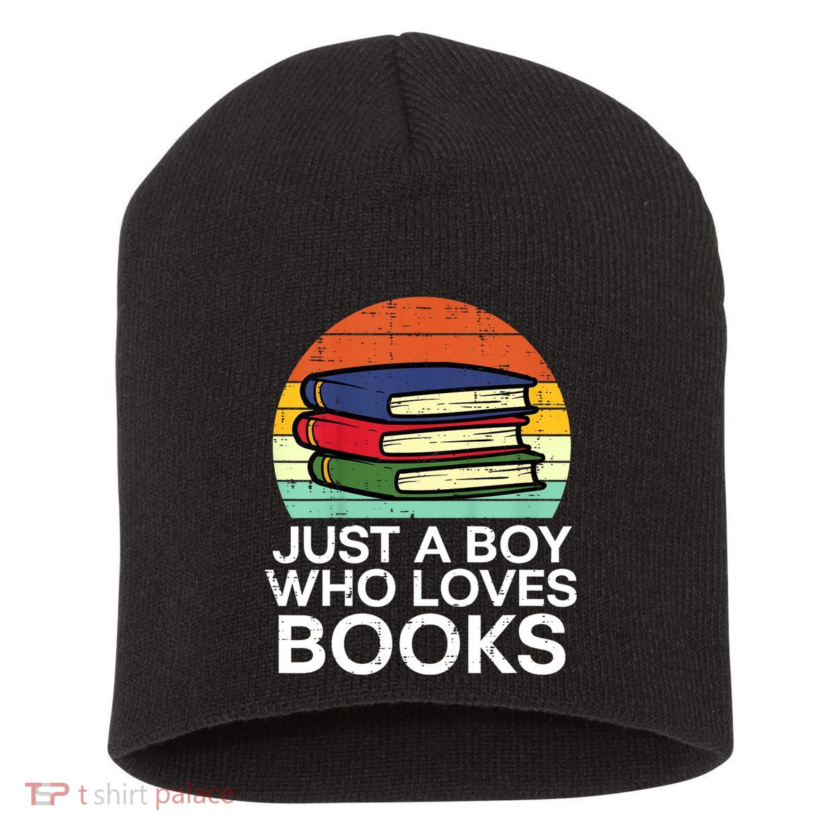Just A Boy Who Loves Books Read Reading Librarian Short Acrylic Beanie