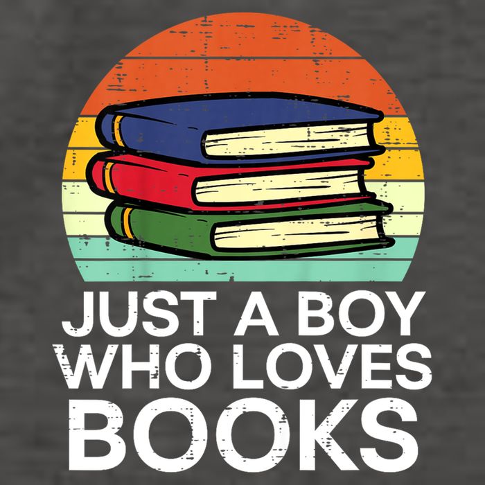 Just A Boy Who Loves Books Read Reading Librarian Vector Backpack