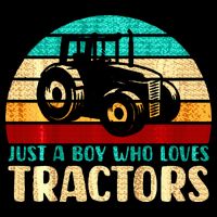 Just A Boy Who Loves Tractors Cooling Performance Crew T-Shirt
