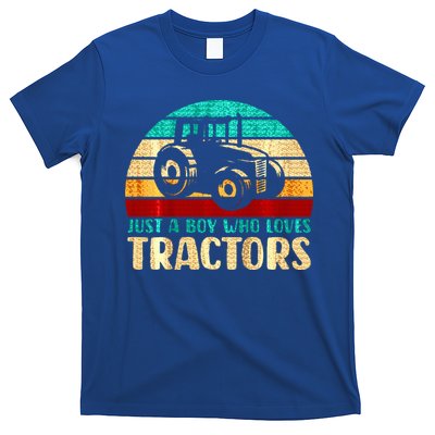 Just A Boy Who Loves Tractors T-Shirt