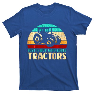 Just A Boy Who Loves Tractors T-Shirt