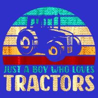 Just A Boy Who Loves Tractors 16 in Basic Backpack