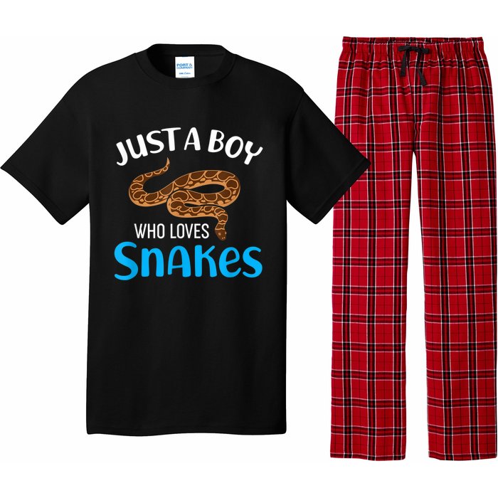 Just A Boy Who Loves Snakes Snake Lover Pajama Set