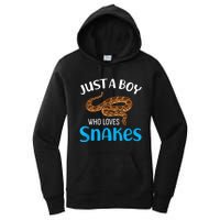 Just A Boy Who Loves Snakes Snake Lover Women's Pullover Hoodie