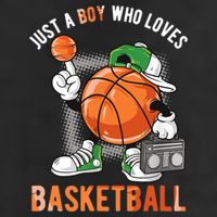 Just A Boy Who Loves Basketball Cool Comfort Performance Bucket Hat