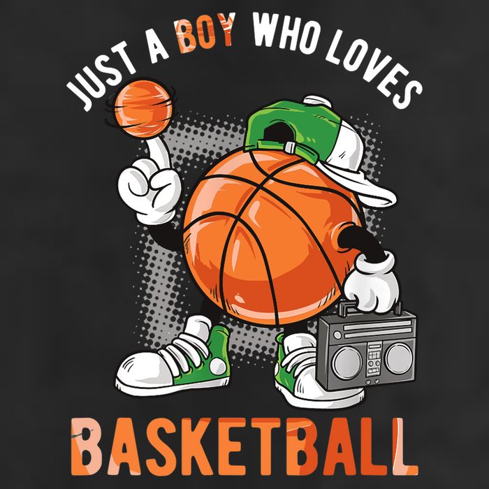 Just A Boy Who Loves Basketball Cool Comfort Performance Bucket Hat
