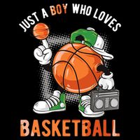 Just A Boy Who Loves Basketball Cooling Performance Crew T-Shirt