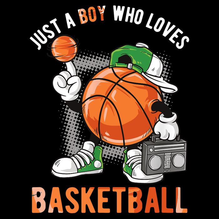 Just A Boy Who Loves Basketball Cooling Performance Crew T-Shirt