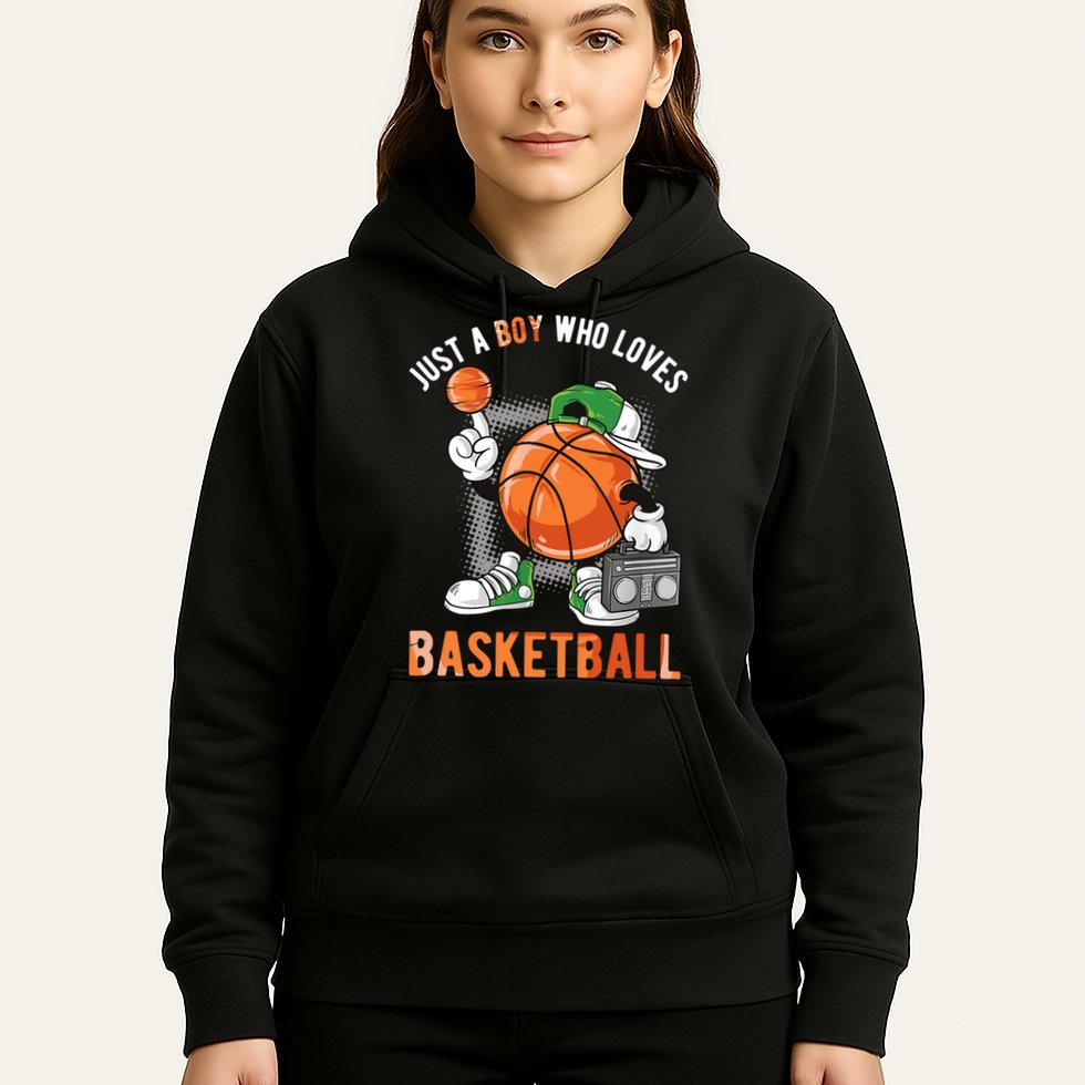 Just A Boy Who Loves Basketball Hoodie