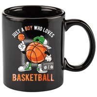 Just A Boy Who Loves Basketball 11oz C Handle Ceramic Mug