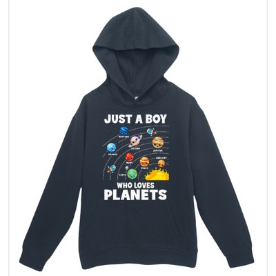 Just A Boy Who Loves Planets Solar System Astrology Space Urban Pullover Hoodie