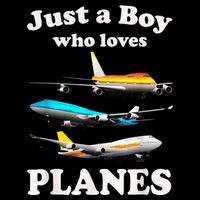 Just A Boy Who Loves Planes &Amp; Toddler Airplane Lover Impact Tech Backpack