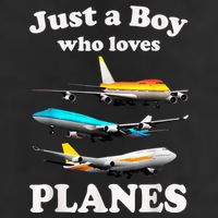 Just A Boy Who Loves Planes &Amp; Toddler Airplane Lover 11oz C Handle Ceramic Mug