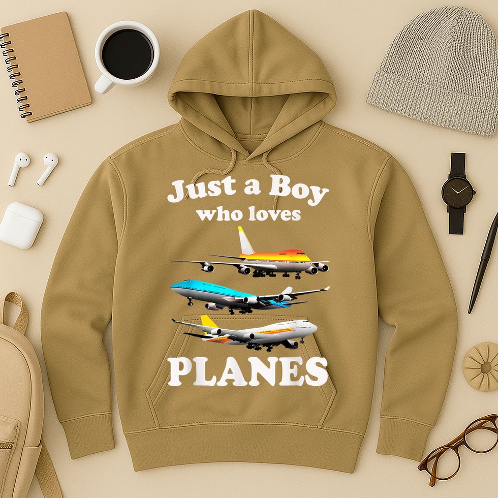 Just A Boy Who Loves Planes &Amp; Toddler Airplane Lover Hoodie