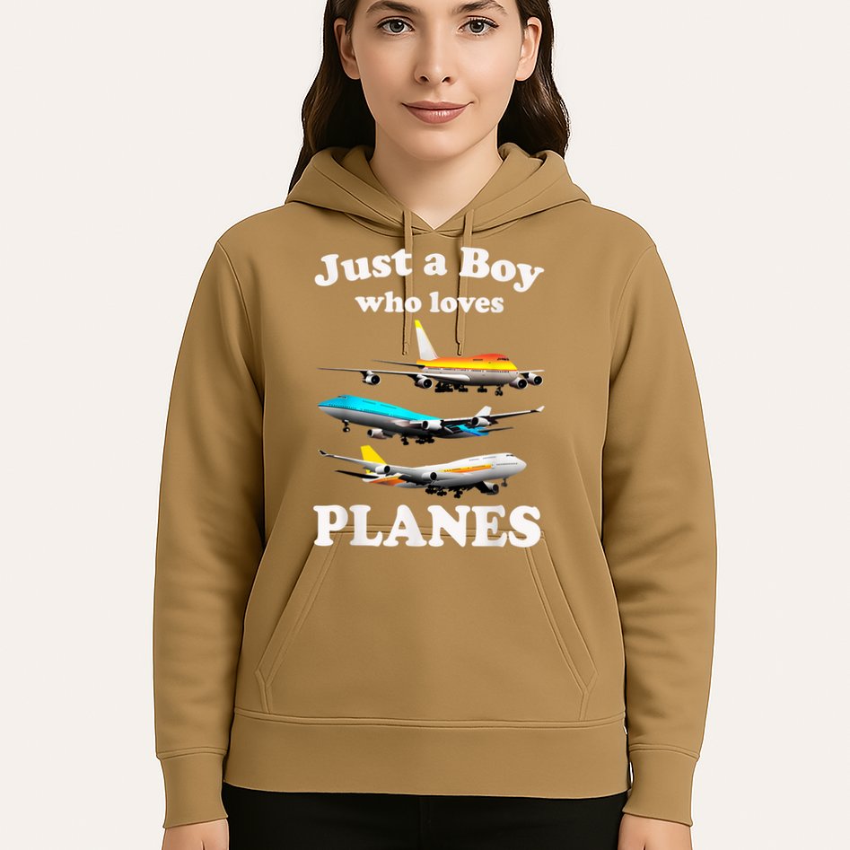 Just A Boy Who Loves Planes &Amp; Toddler Airplane Lover Hoodie
