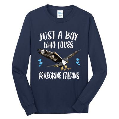 Just A Boy Who Loves Peregrine Birds Tall Long Sleeve T-Shirt