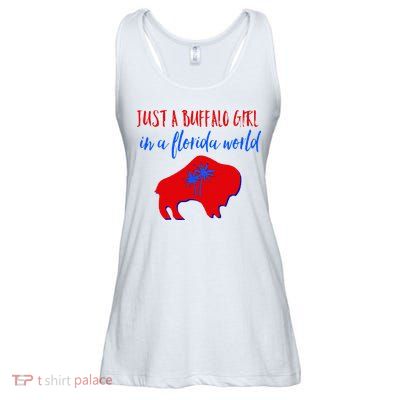 Just A Buffalo Girl In A Florida World Ladies Essential Flowy Tank