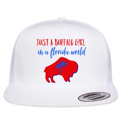 Just A Buffalo Girl In A Florida World Flatbill Hat