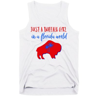 Just A Buffalo Girl In A Florida World Tank Top