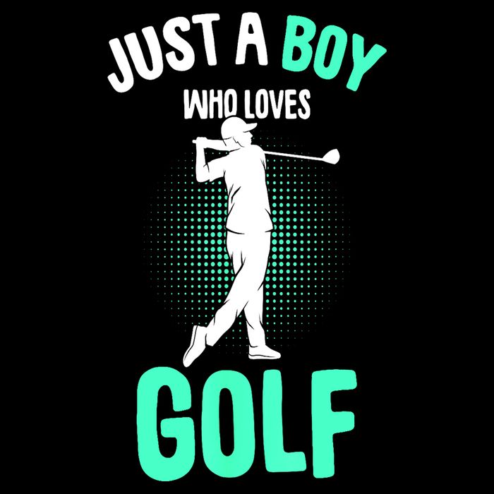 Just A Boy Who Loves Golf Club Golfer Golfing Gift Impact Tech Backpack
