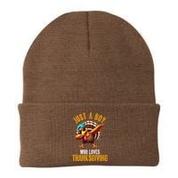 Just A Boy Who Loves Thanksgiving Turkey Dab Beanie