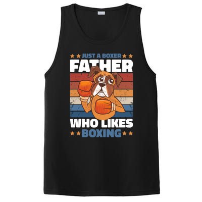 Just A Boxer Father Who Love Boxing For Fathersday Gift PosiCharge Competitor Tank