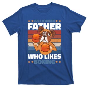 Just A Boxer Father Who Love Boxing For Fathersday Gift T-Shirt