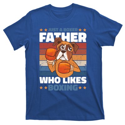 Just A Boxer Father Who Love Boxing For Fathersday Gift T-Shirt