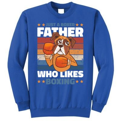 Just A Boxer Father Who Love Boxing For Fathersday Gift Tall Sweatshirt