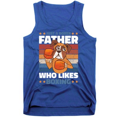 Just A Boxer Father Who Love Boxing For Fathersday Gift Tank Top