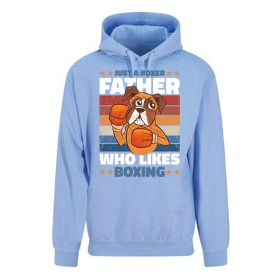 Just A Boxer Father Who Love Boxing For Fathersday Gift Unisex Surf Hoodie