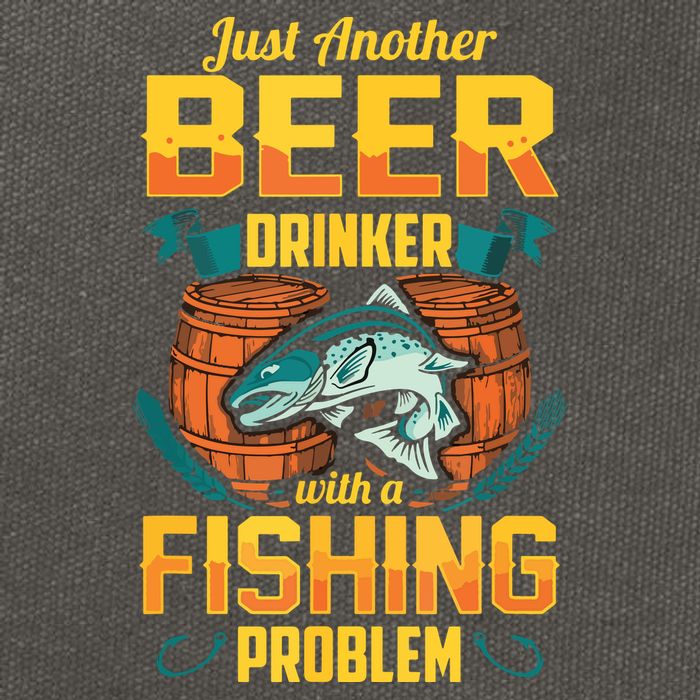Just Another Beer Drinker With A Fishing Problem Cotton Canvas Backpack