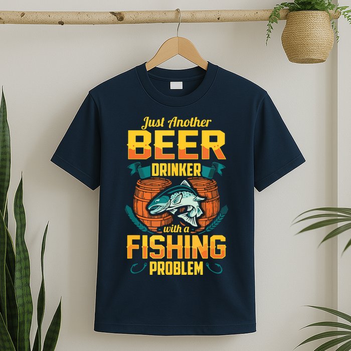 Just Another Beer Drinker With A Fishing Problem T-Shirt