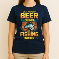 Just Another Beer Drinker With A Fishing Problem T-Shirt