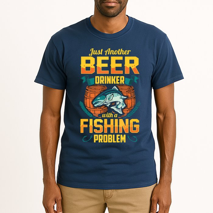 Just Another Beer Drinker With A Fishing Problem Tall T-Shirt