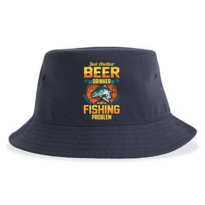 Just Another Beer Drinker With A Fishing Problem Sustainable Bucket Hat