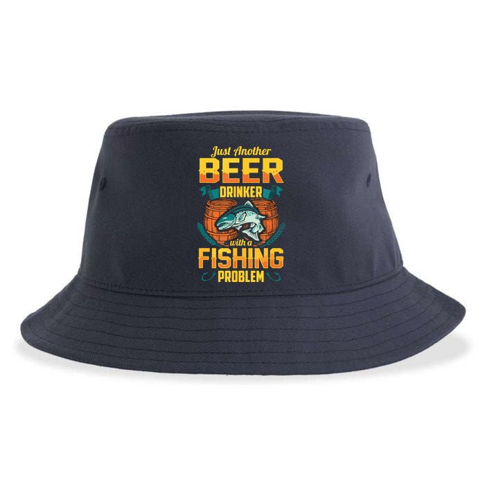 Just Another Beer Drinker With A Fishing Problem Sustainable Bucket Hat