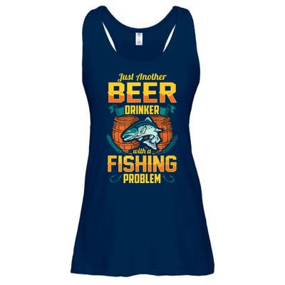 Just Another Beer Drinker With A Fishing Problem Ladies Essential Flowy Tank
