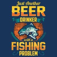 Just Another Beer Drinker With A Fishing Problem 16 in Basic Backpack