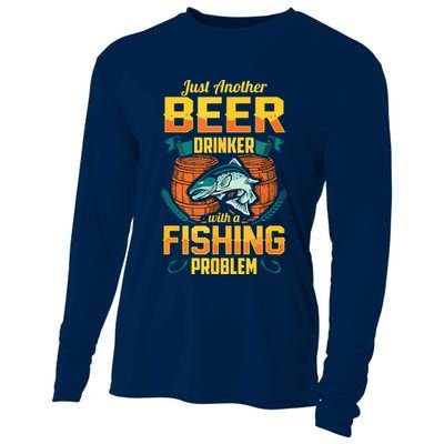 Just Another Beer Drinker With A Fishing Problem Cooling Performance Long Sleeve Crew