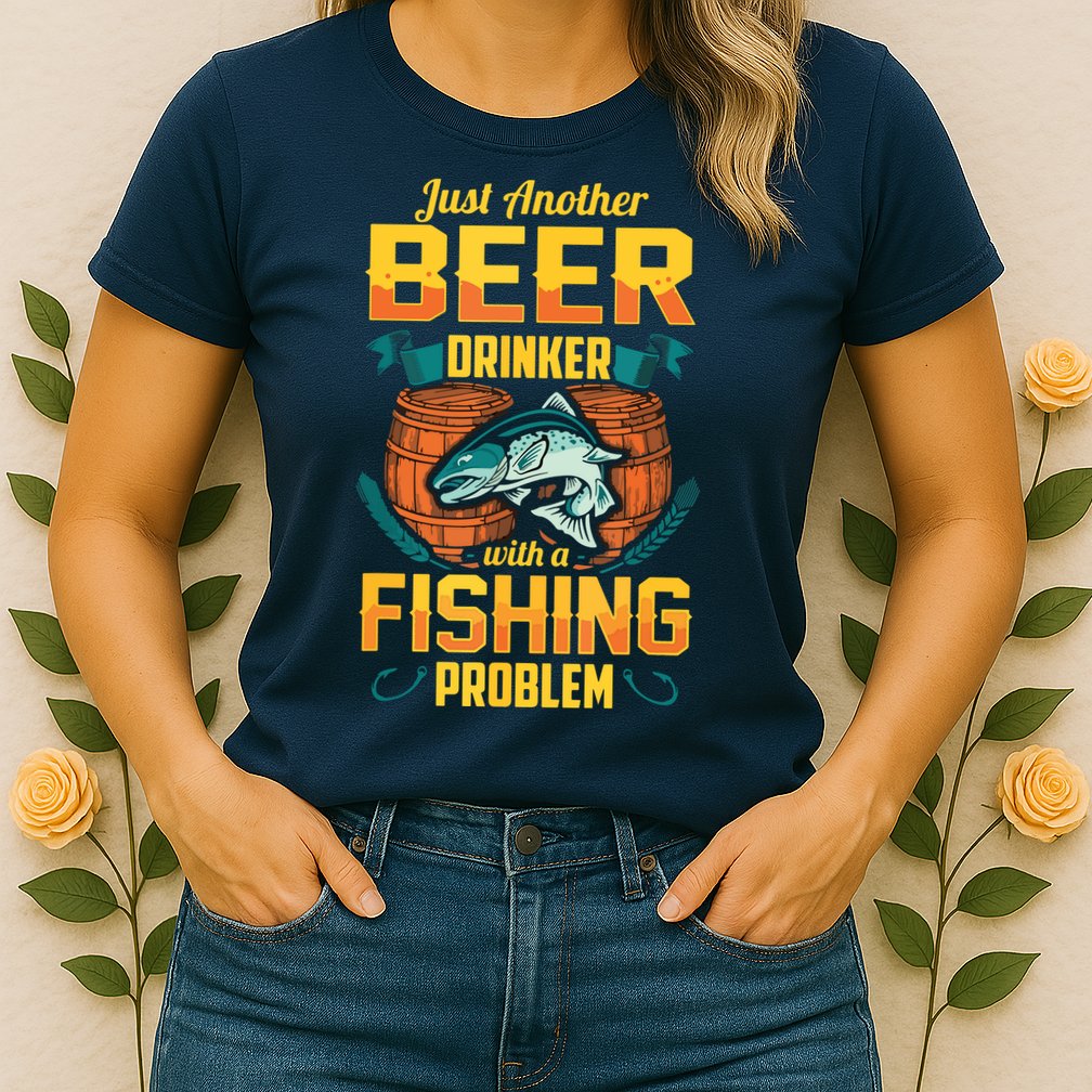 Just Another Beer Drinker With A Fishing Problem Womens T-Shirt