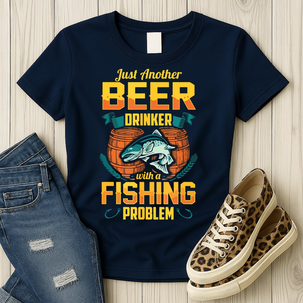 Just Another Beer Drinker With A Fishing Problem Womens T-Shirt