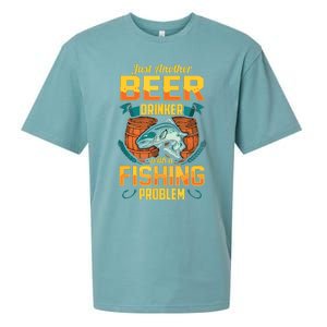 Just Another Beer Drinker With A Fishing Problem Sueded Cloud Jersey T-Shirt