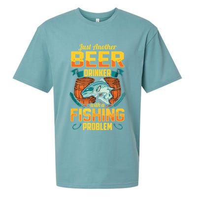 Just Another Beer Drinker With A Fishing Problem Sueded Cloud Jersey T-Shirt