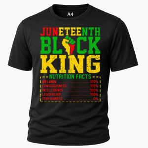 Juneteenth  Afro Black King Nutrition Cooling Performance Crew T-Shirt