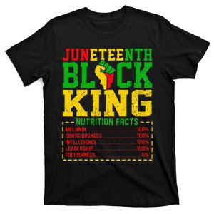 Juneteenth  Afro Black King Nutrition T-Shirt